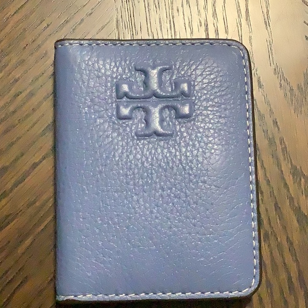 Tory Burch Thea Card Holder in Bluewood